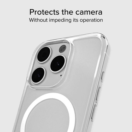 SBS - Caz Light Mag s MagSafe pentru iPhone 15 Pro Max, transparent