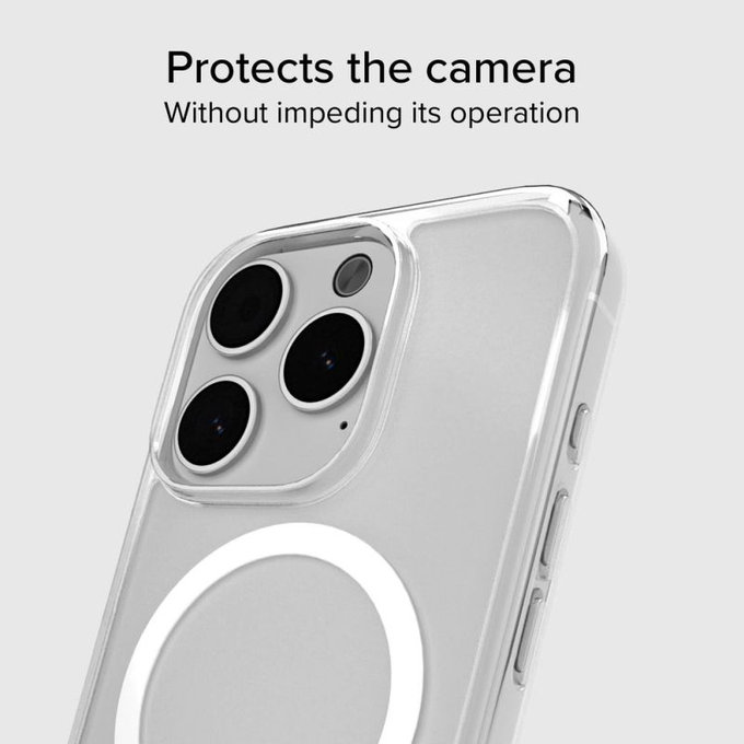 SBS - Caz Light Mag s MagSafe pentru iPhone 15 Pro Max, transparent