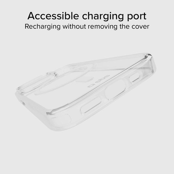 SBS - Caz Light Mag s MagSafe pentru iPhone 15 Pro Max, transparent