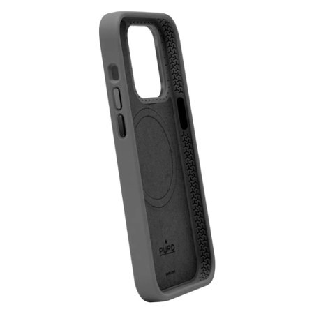 PURO - Caz ICON MAG PRO s MagSafe pentru iPhone 15 Pro, negru