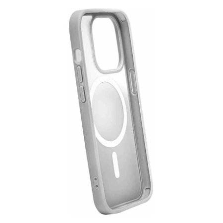 PURO - Caz Gradient s MagSafe pentru iPhone 15 Pro Max, argintiu