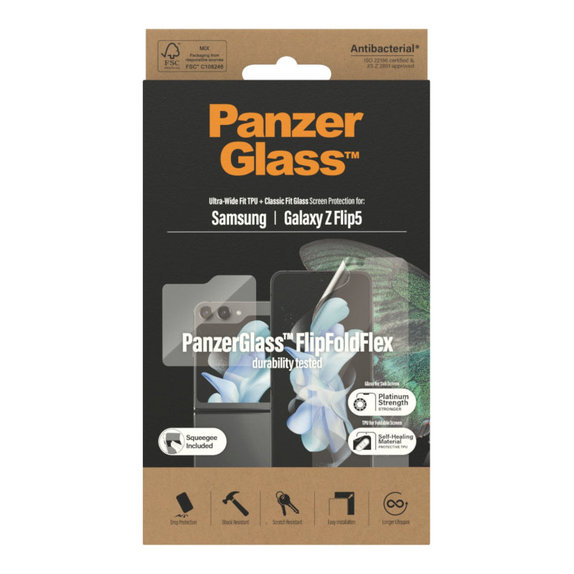 Folie de protecție UWF AB pentru Samsung Z Flip5, Transparent, PanzerGlass