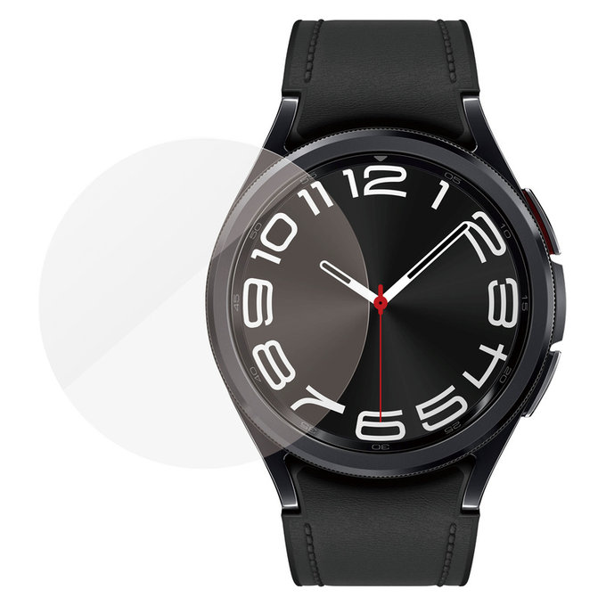 Sticlă securizată Flat Glass AB pentru Samsung Galaxy Watch6 43 mm, Transparent, PanzerGlass