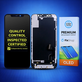 Ecran Hard OLED pentru iPhone 14, Sticlă tactilă cu ramă, FixPremium