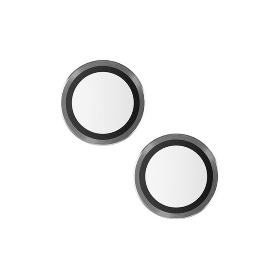 PanzerGlass - Capac de protecție a obiectivul camerei Hoops pentru iPhone 13 a 13 mini, negru