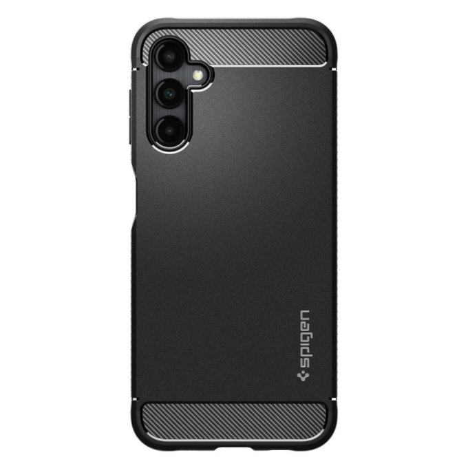 Spigen - Caz Rugged Armor pentru Samsung Galaxy A14 4G, Matte Black