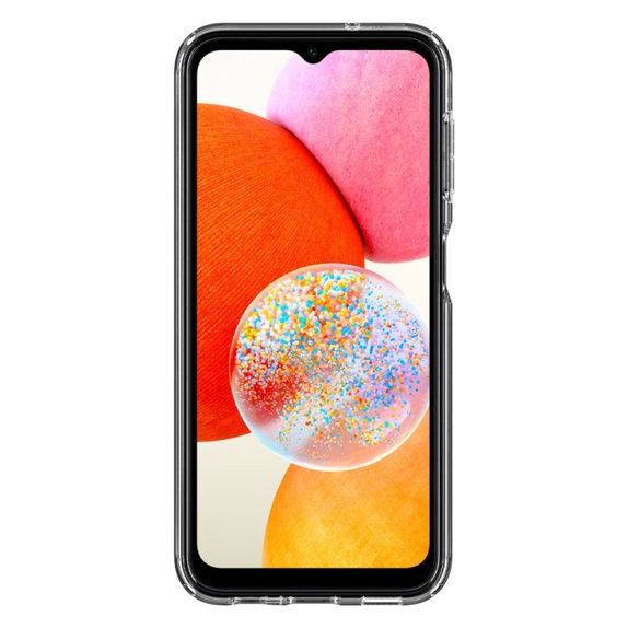 Spigen - Caz Liquid Air pentru Samsung Galaxy A14 5G, Crystal Clear