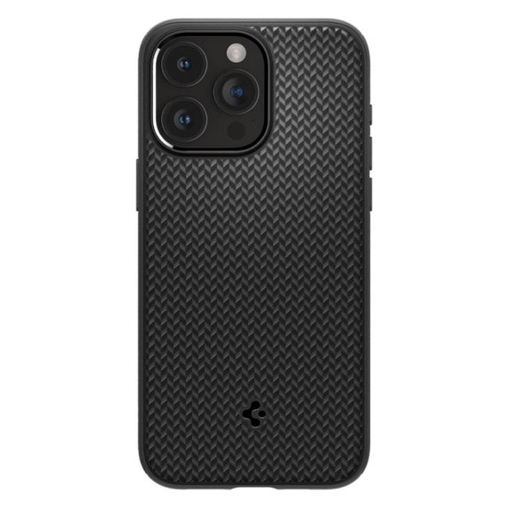Spigen - Caz Mag Armor cu MagSafe pentru iPhone 15 Pro Max, Matte Black