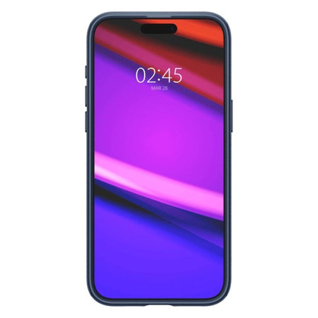 Spigen - Caz Mag Armor cu MagSafe pentru iPhone 15 Pro Max, Navy Blue