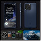 Spigen - Caz Mag Armor cu MagSafe pentru iPhone 15 Pro Max, Navy Blue