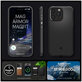Spigen - Caz Mag Armor cu MagSafe pentru iPhone 15 Pro, Matte Black