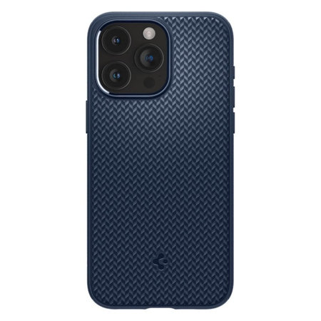 Spigen - Caz Mag Armor cu MagSafe pentru iPhone 15 Pro, Navy Blue