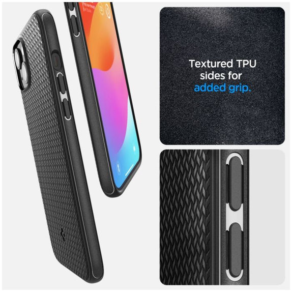 Spigen - Caz Mag Armor cu MagSafe pentru iPhone 15, Matte Black