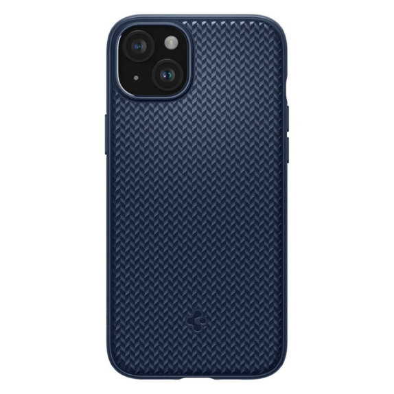 Spigen - Caz Mag Armor cu MagSafe pentru iPhone 15, Navy Blue