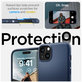 Spigen - Caz Mag Armor cu MagSafe pentru iPhone 15, Navy Blue