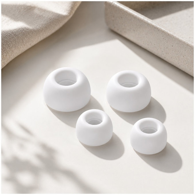 FixPremium - AirPods Pro Tips - Set 2 buc. (L, S), white