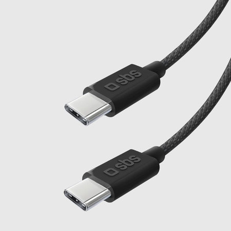 SBS - Cablu USB-C/USB-C, 60W, PD, 1.5m, negru