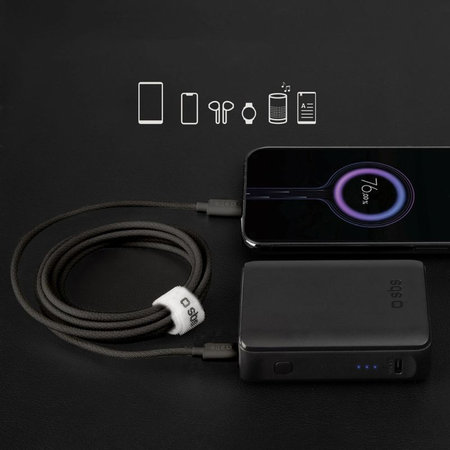 SBS - Cablu USB-C/USB-C, 60W, PD, 1.5m, negru