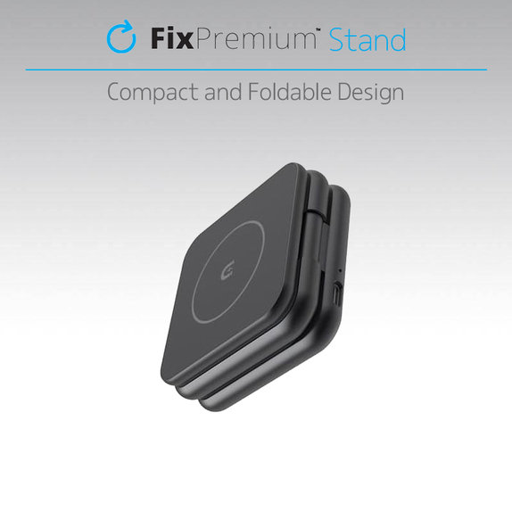FixPremium - Suport pliabil cu MagSafe, negru