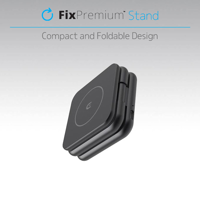 FixPremium - Suport pliabil cu MagSafe, negru