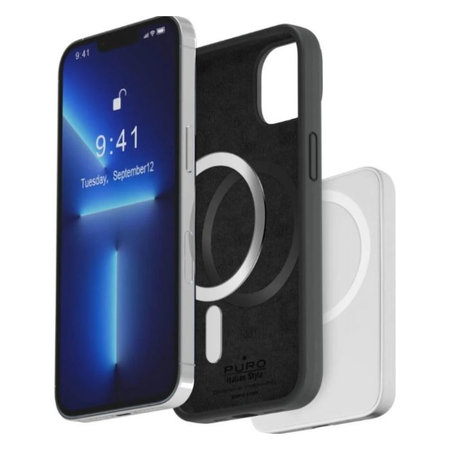 PURO - Caz ICON MAG s MagSafe pentru iPhone 14 Pro, negru