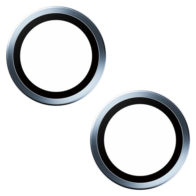 Protecție lentile cameră Hoops pentru iPhone 15/15 Plus, Albastru, PanzerGlass