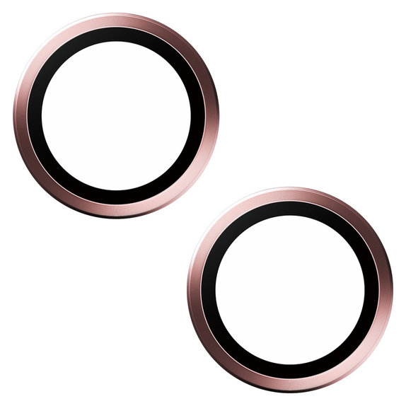 Protecție lentile cameră Hoops pentru iPhone 15/15 Plus, Roz, PanzerGlass