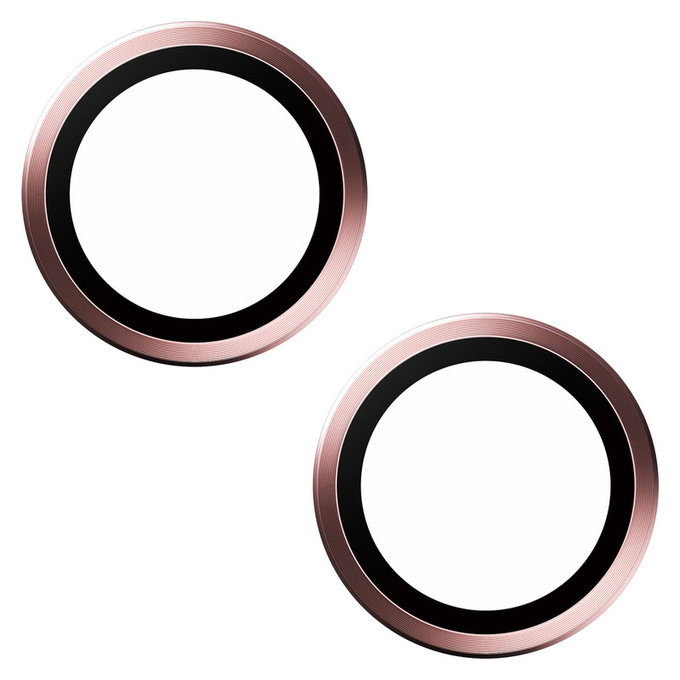 Protecție lentile cameră Hoops pentru iPhone 15/15 Plus, Roz, PanzerGlass
