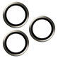 Protecție lentile cameră Hoops pentru iPhone 15 Pro/15 Pro Max, Natural Metal, PanzerGlass