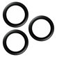 Protecție lentile cameră Hoops pentru iPhone 15 Pro/15 Pro Max, Black Titanium, PanzerGlass