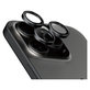 Protecție lentile cameră Hoops pentru iPhone 15 Pro/15 Pro Max, Black Titanium, PanzerGlass