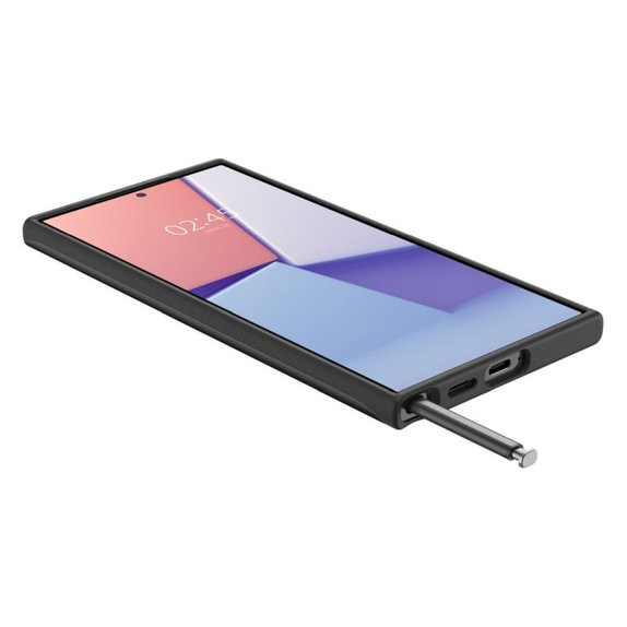 Spigen - Caz Thin Fit pentru Samsung Galaxy S24 Ultra, negru