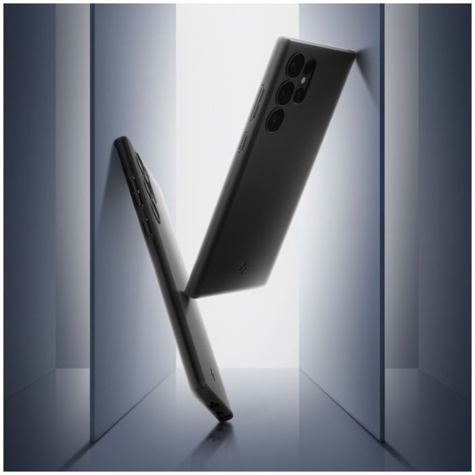 Spigen - Caz Thin Fit pentru Samsung Galaxy S24 Ultra, negru