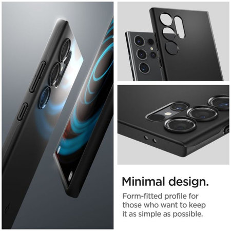 Spigen - Caz Thin Fit pentru Samsung Galaxy S24 Ultra, negru