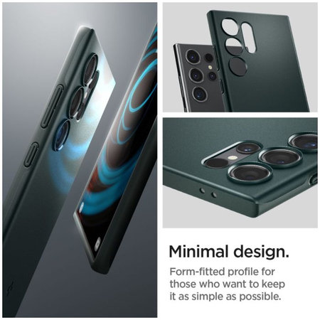 Spigen - Caz Thin Fit pentru Samsung Galaxy S24 Ultra, Abyss Green