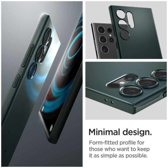 Spigen - Caz Thin Fit pentru Samsung Galaxy S24 Ultra, Abyss Green