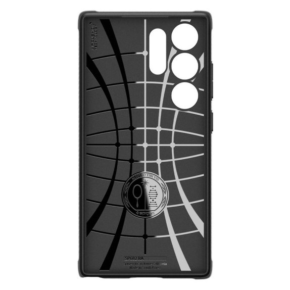 Spigen - Caz Rugged Armor pentru Samsung Galaxy S24 Ultra, Matte Black