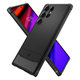 Spigen - Caz Rugged Armor pentru Samsung Galaxy S24 Ultra, Matte Black