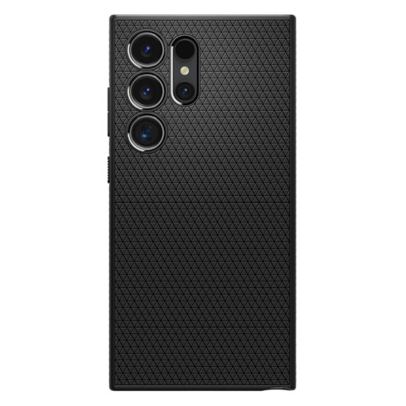 Spigen - Caz Liquid Air pentru Samsung Galaxy S24 Ultra, Matte Black