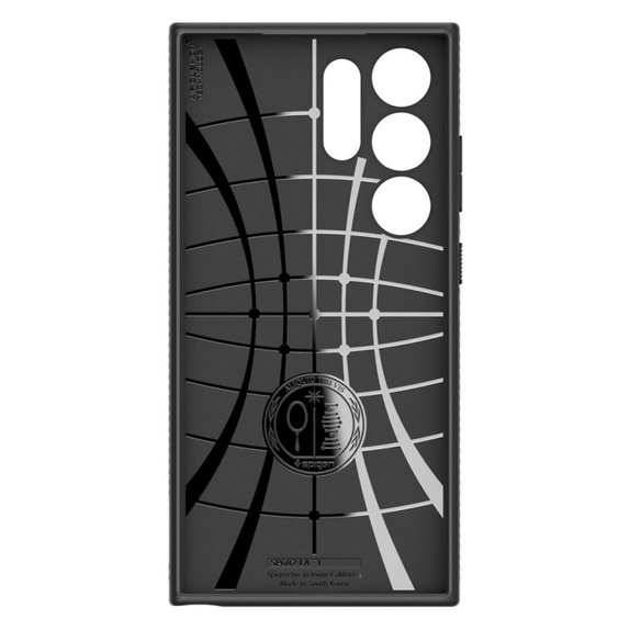 Spigen - Caz Liquid Air pentru Samsung Galaxy S24 Ultra, Matte Black