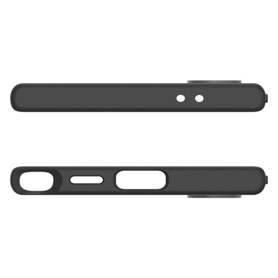 Spigen - Caz Liquid Air pentru Samsung Galaxy S24 Ultra, Matte Black