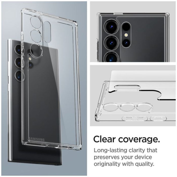 Spigen - Caz Ultra Hybrid pentru Samsung Galaxy S24 Ultra, transparent