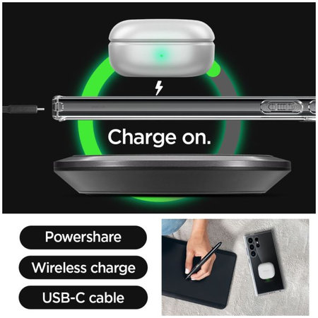 Spigen - Caz Ultra Hybrid pentru Samsung Galaxy S24 Ultra, transparent