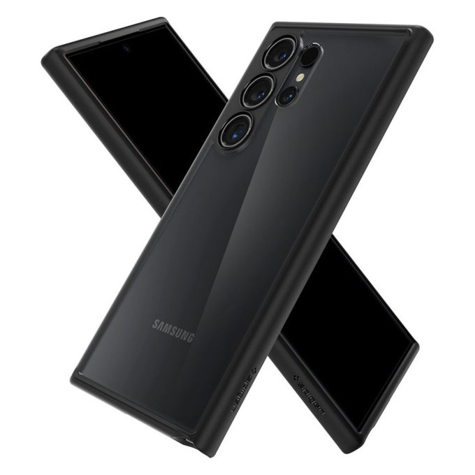 Spigen - Caz Ultra Hybrid pentru Samsung Galaxy S24 Ultra, Matte Black