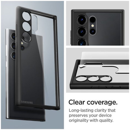 Spigen - Caz Ultra Hybrid pentru Samsung Galaxy S24 Ultra, Matte Black