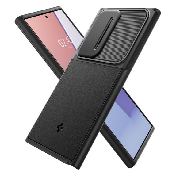 Spigen - Caz Optik Armor pentru Samsung Galaxy S24 Ultra, negru