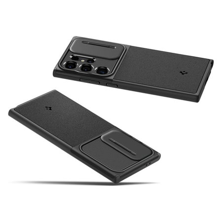 Spigen - Caz Optik Armor pentru Samsung Galaxy S24 Ultra, negru