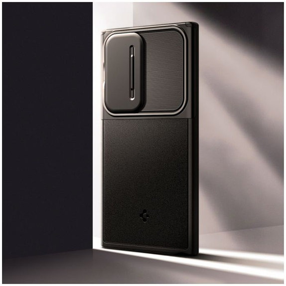 Spigen - Caz Optik Armor pentru Samsung Galaxy S24 Ultra, negru