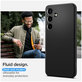 Spigen - Caz Liquid Air pentru Samsung Galaxy S24+, Matte Black
