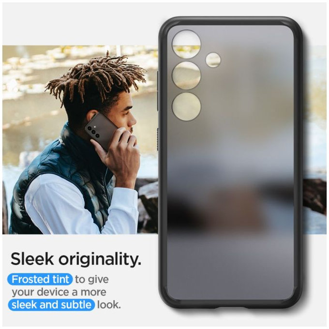 Spigen - Caz Ultra Hybrid pentru Samsung Galaxy S24+, Frost Black